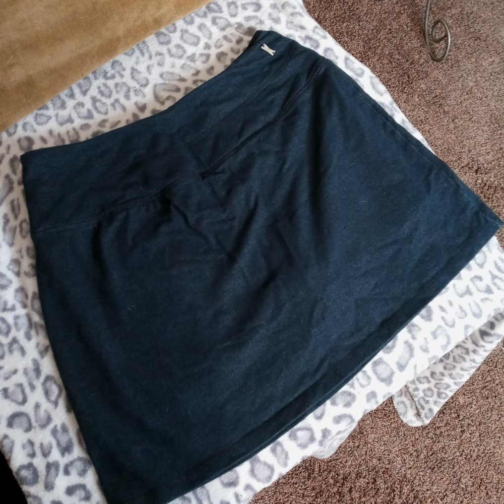 Casual Faux Denim Skorts